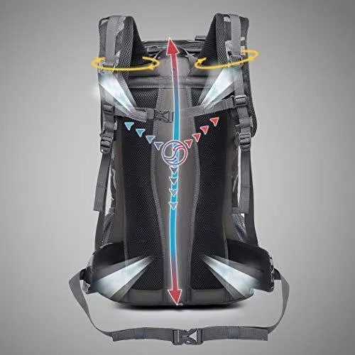 MOUNTAINTOP 40L Hiking Backpack for Outdoor Camping