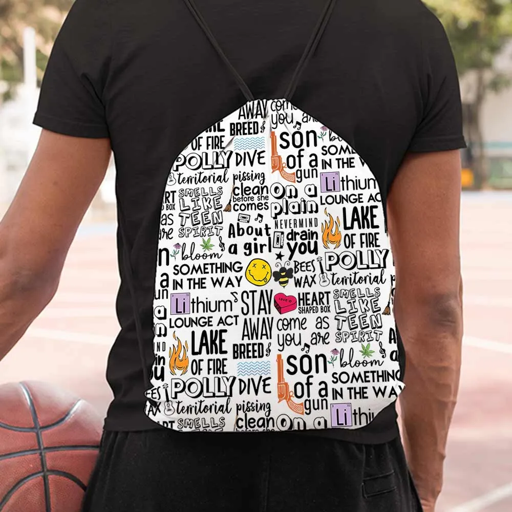 Nirvana Drawstring Bag