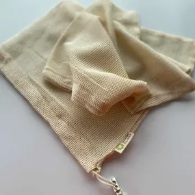 Organic Cotton Mesh Bags - Set of 2