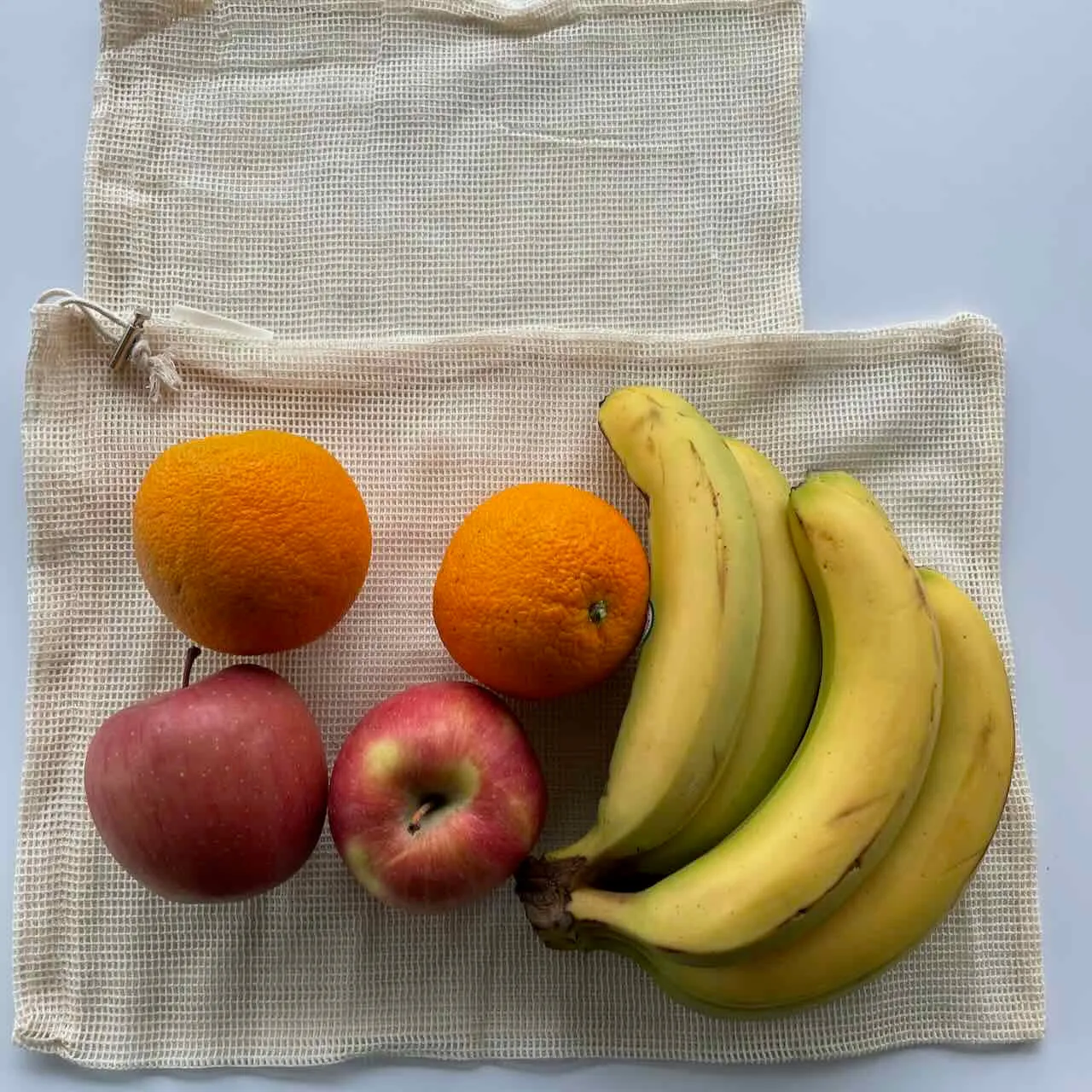 Organic Cotton Mesh Bags - Set of 2