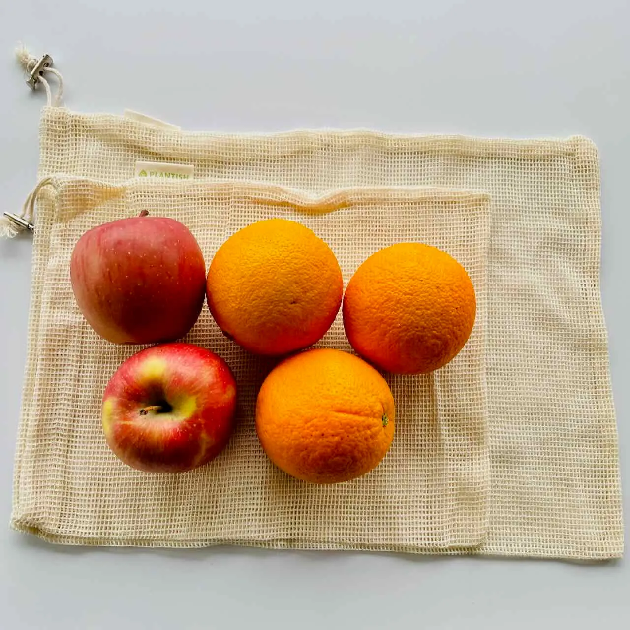 Organic Cotton Mesh Bags - Set of 2