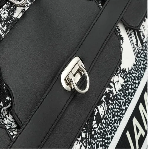 Peter James London Designer-Inspired Ladies' Cabin Luggage with Trolley Holder
