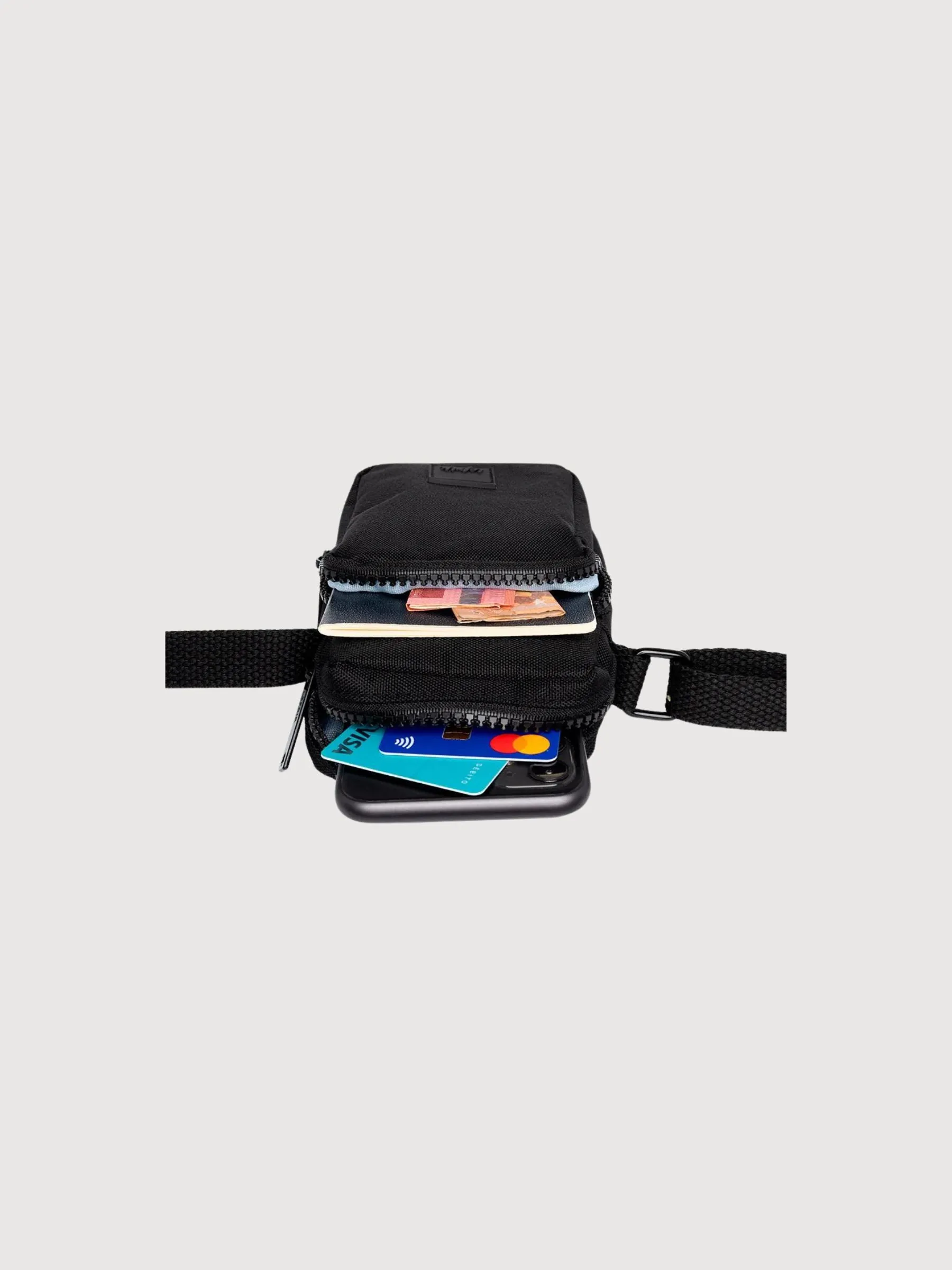 Phone Bag Amsterdam Black | Lefrik