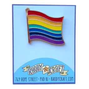 Pin - Pride Flag Wavy