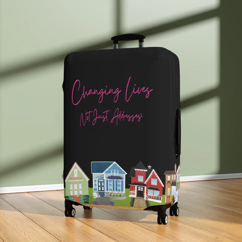 "Changing Lives Not Just Addresses" Luggage Cover in 3 Sizes