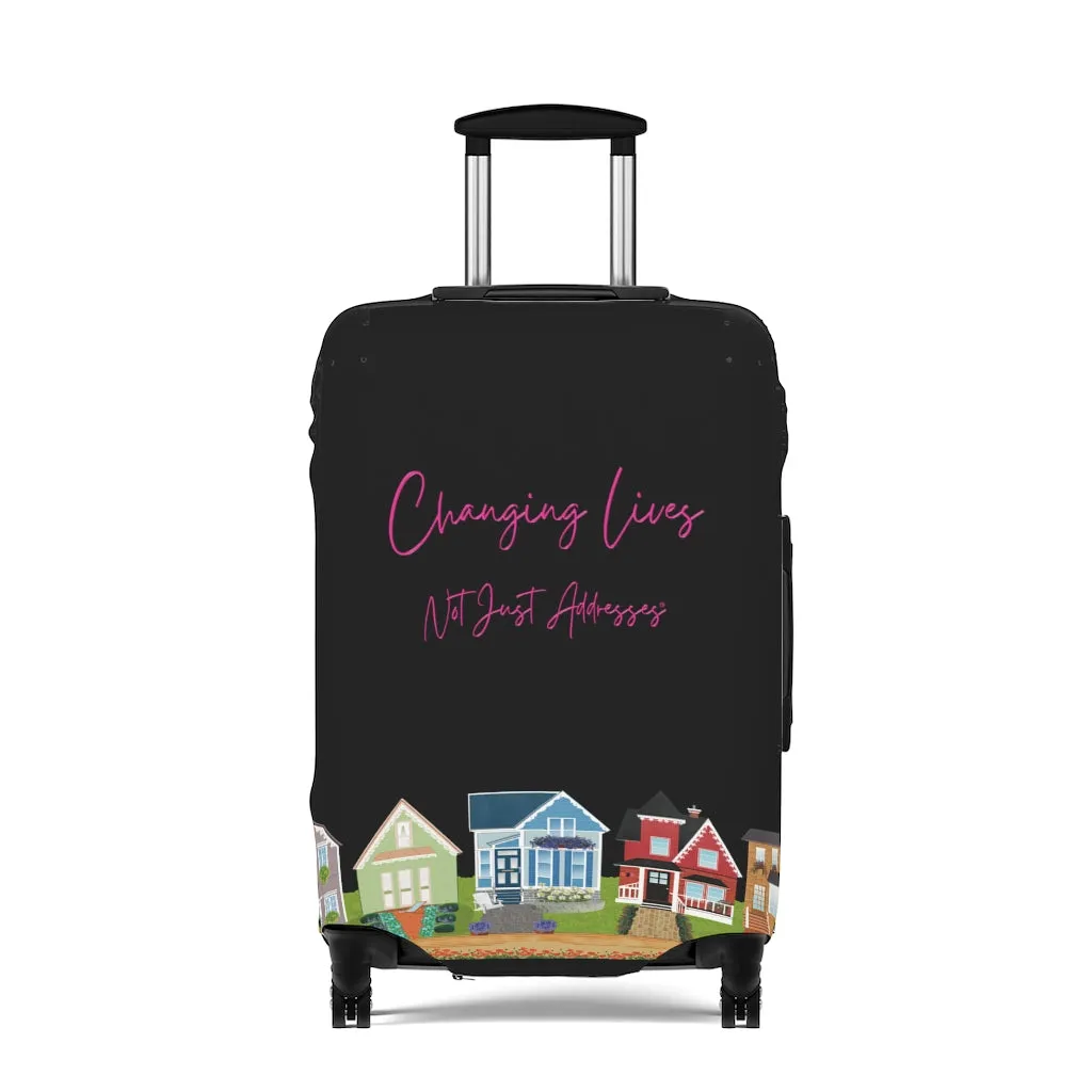 "Changing Lives Not Just Addresses" Luggage Cover in 3 Sizes