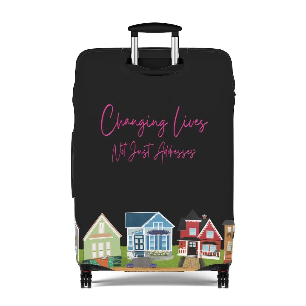 "Changing Lives Not Just Addresses" Luggage Cover in 3 Sizes