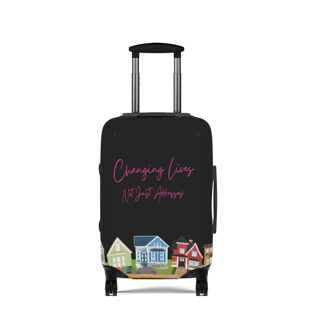 "Changing Lives Not Just Addresses" Luggage Cover in 3 Sizes