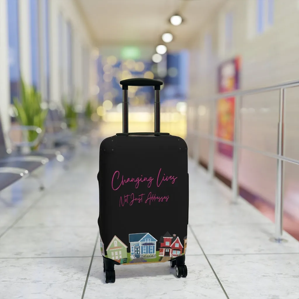 "Changing Lives Not Just Addresses" Luggage Cover in 3 Sizes
