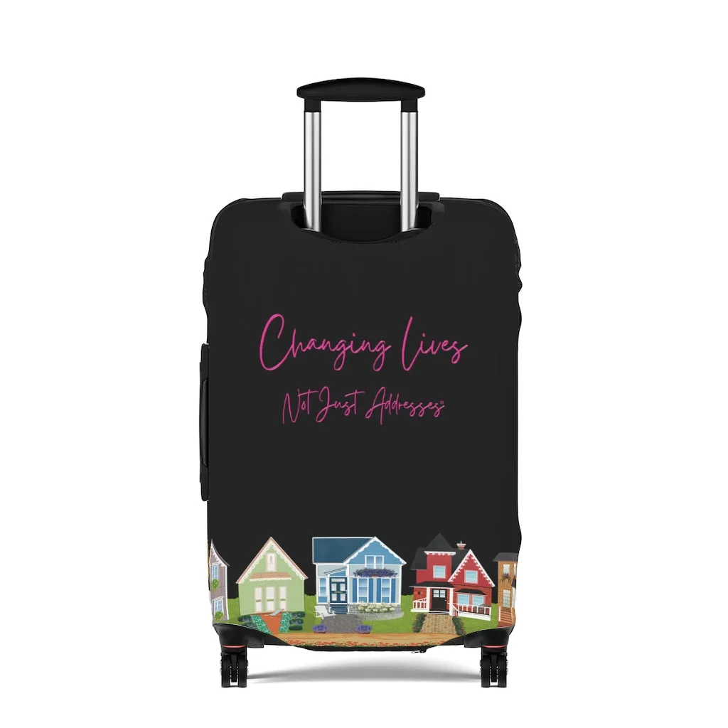 "Changing Lives Not Just Addresses" Luggage Cover in 3 Sizes
