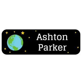 Space Large Rectangle Name Labels