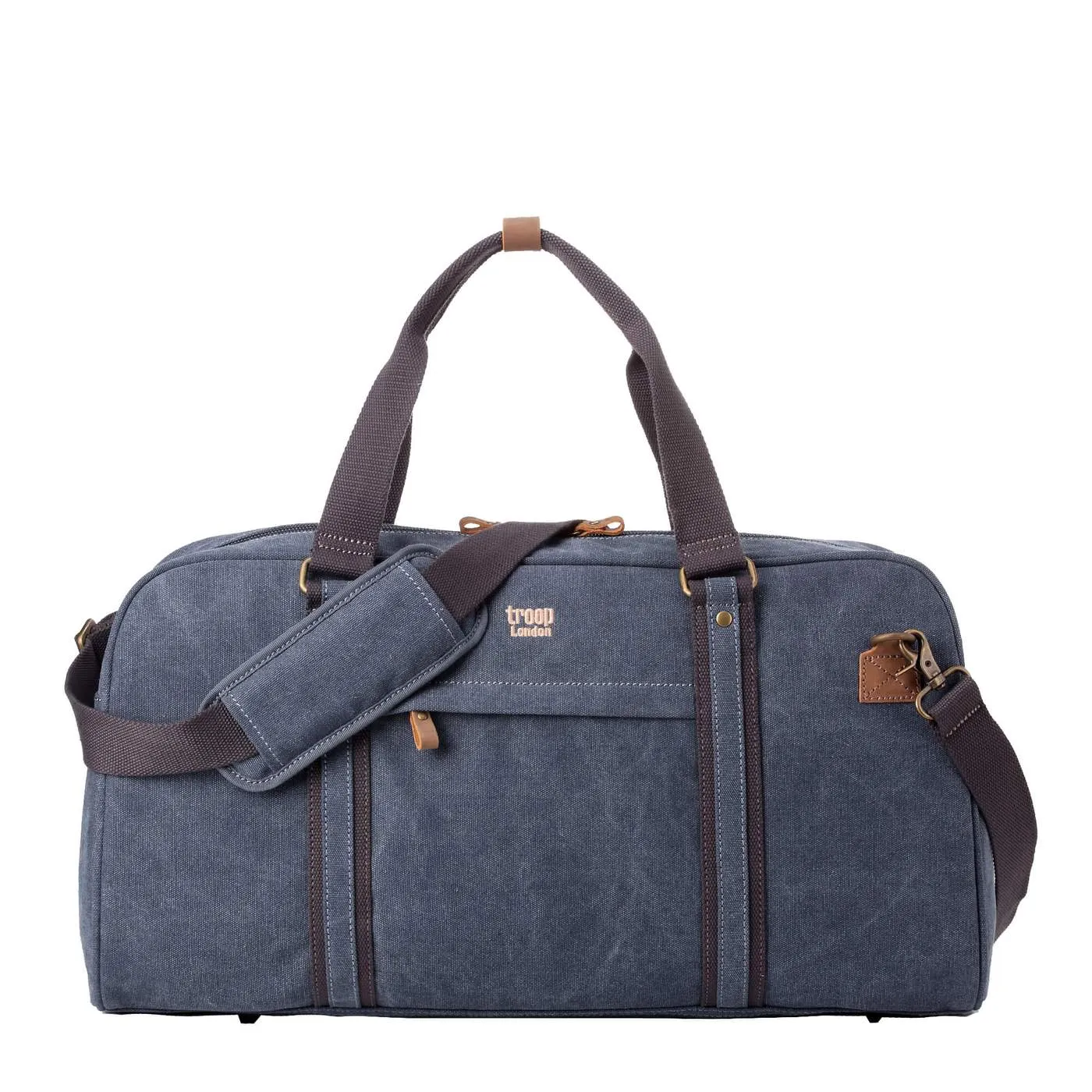Troop Classic Blue Canvas Travel Duffel Holdall