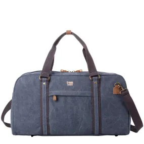 Troop Classic Blue Canvas Travel Duffel Holdall