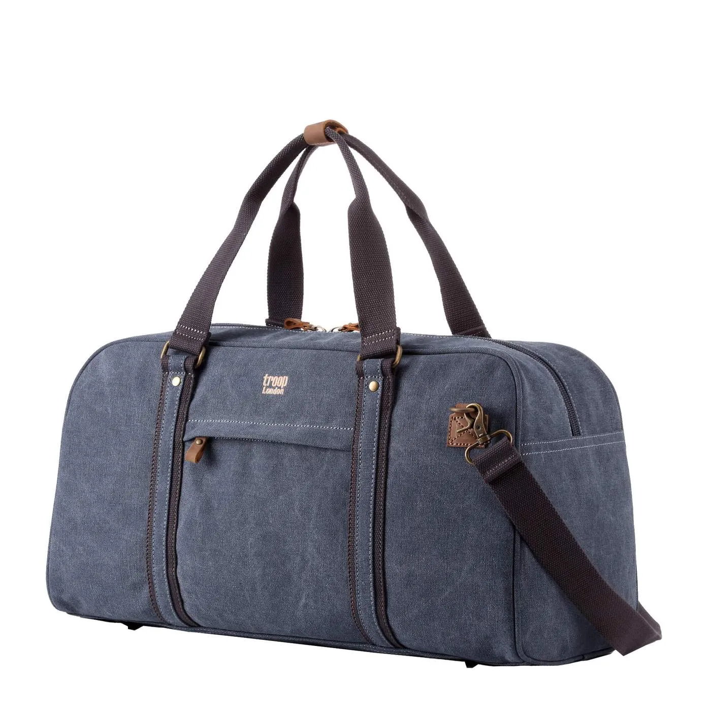 Troop Classic Blue Canvas Travel Duffel Holdall