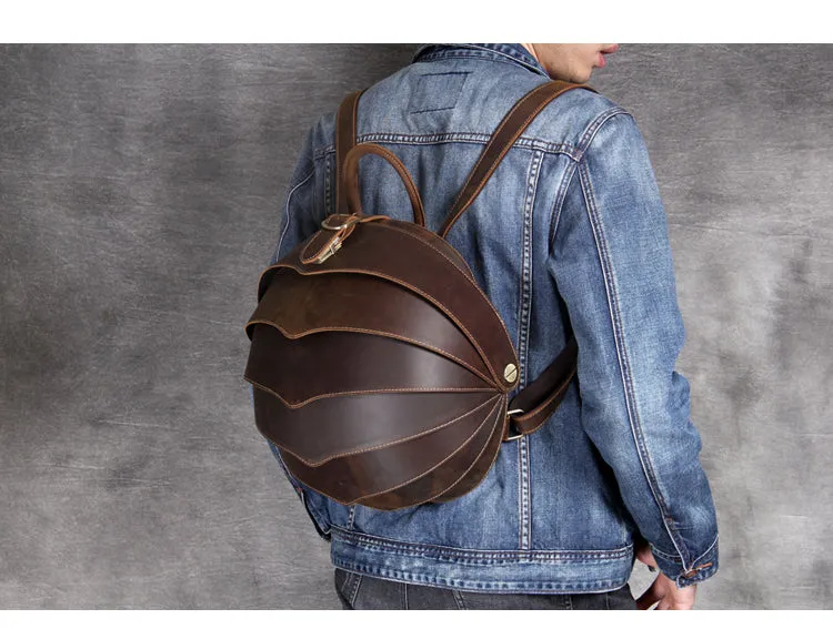 Unisex Vintage Handmade Multi-function Motorcycle Cowboy Backpacks