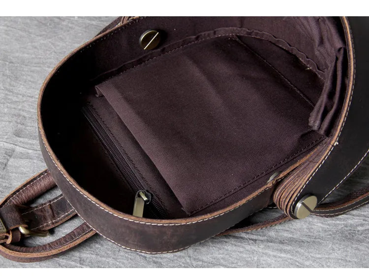 Unisex Vintage Handmade Multi-function Motorcycle Cowboy Backpacks