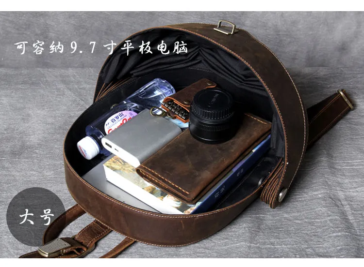 Unisex Vintage Handmade Multi-function Motorcycle Cowboy Backpacks