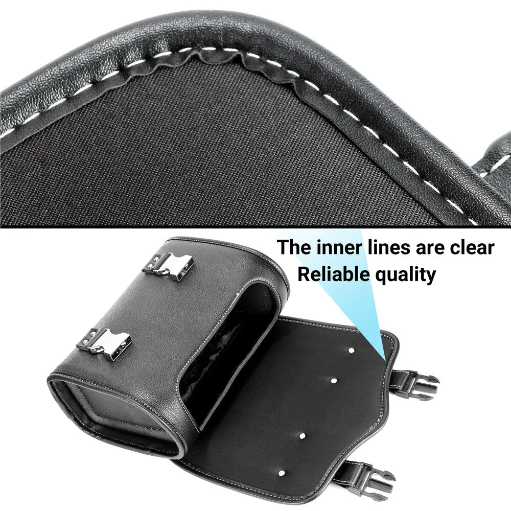 Universal PU Leather Motorcycle Saddlebag