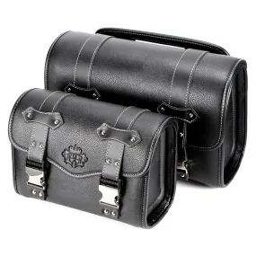 Universal PU Leather Motorcycle Saddlebag