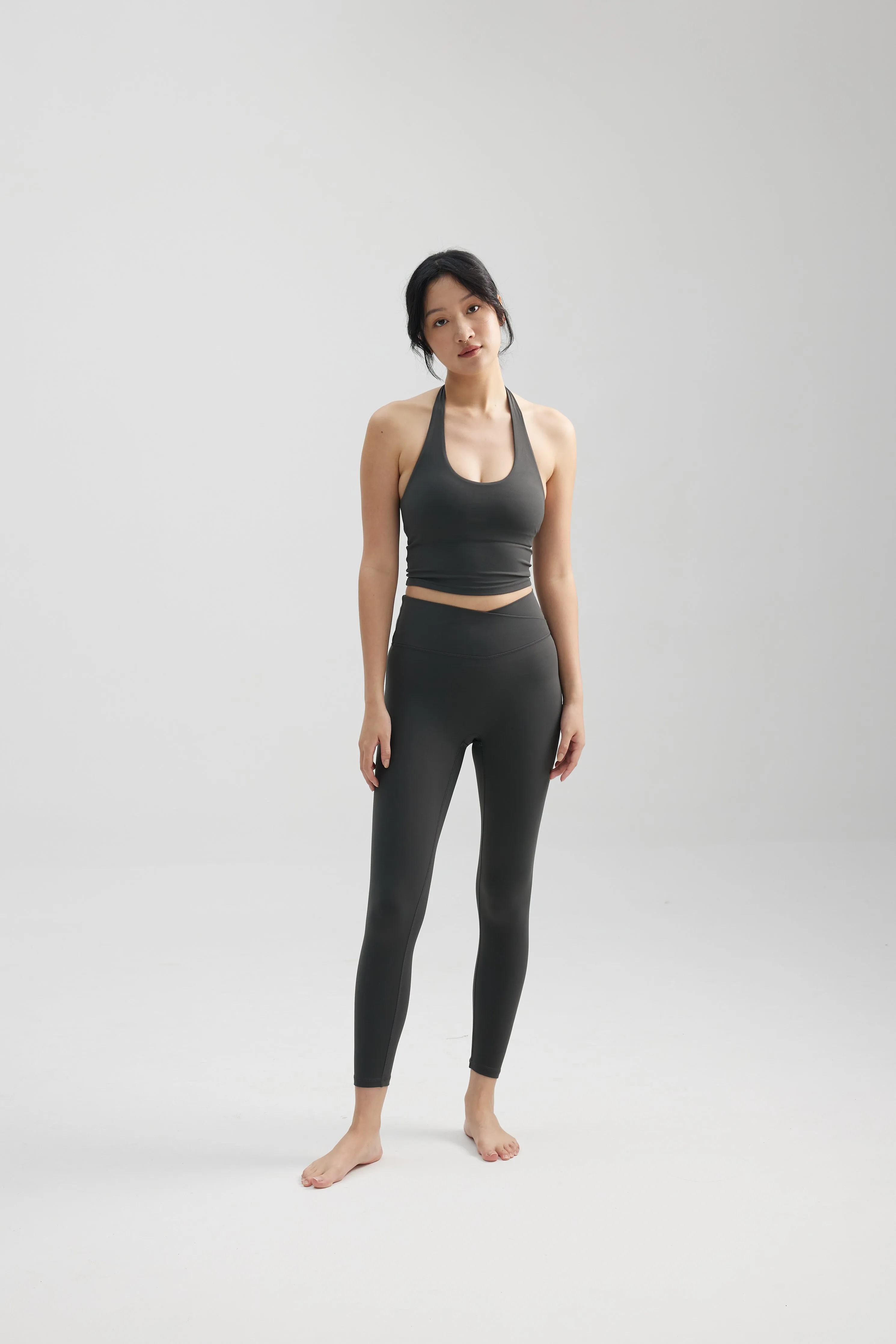 V Leggings (Full 24") in Truffle