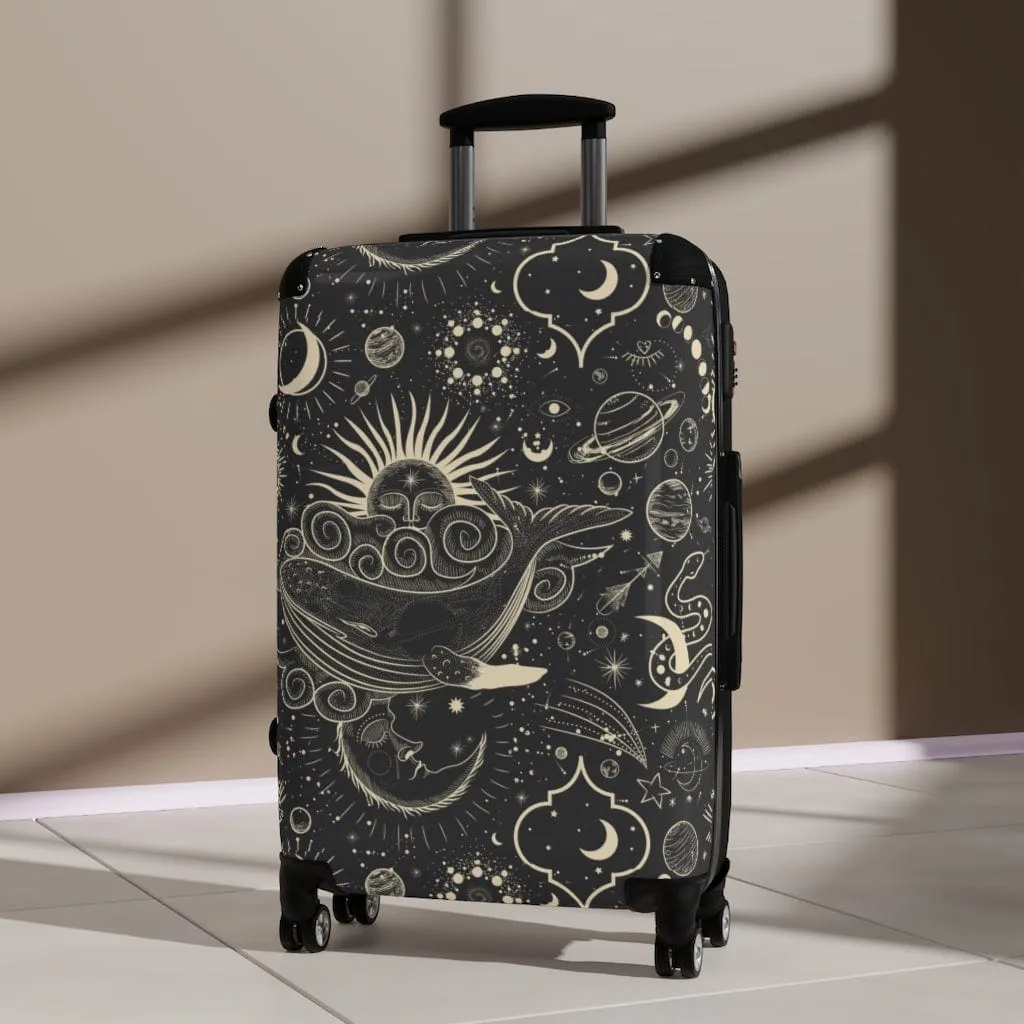 Vintage Moon Phases Luggage Set