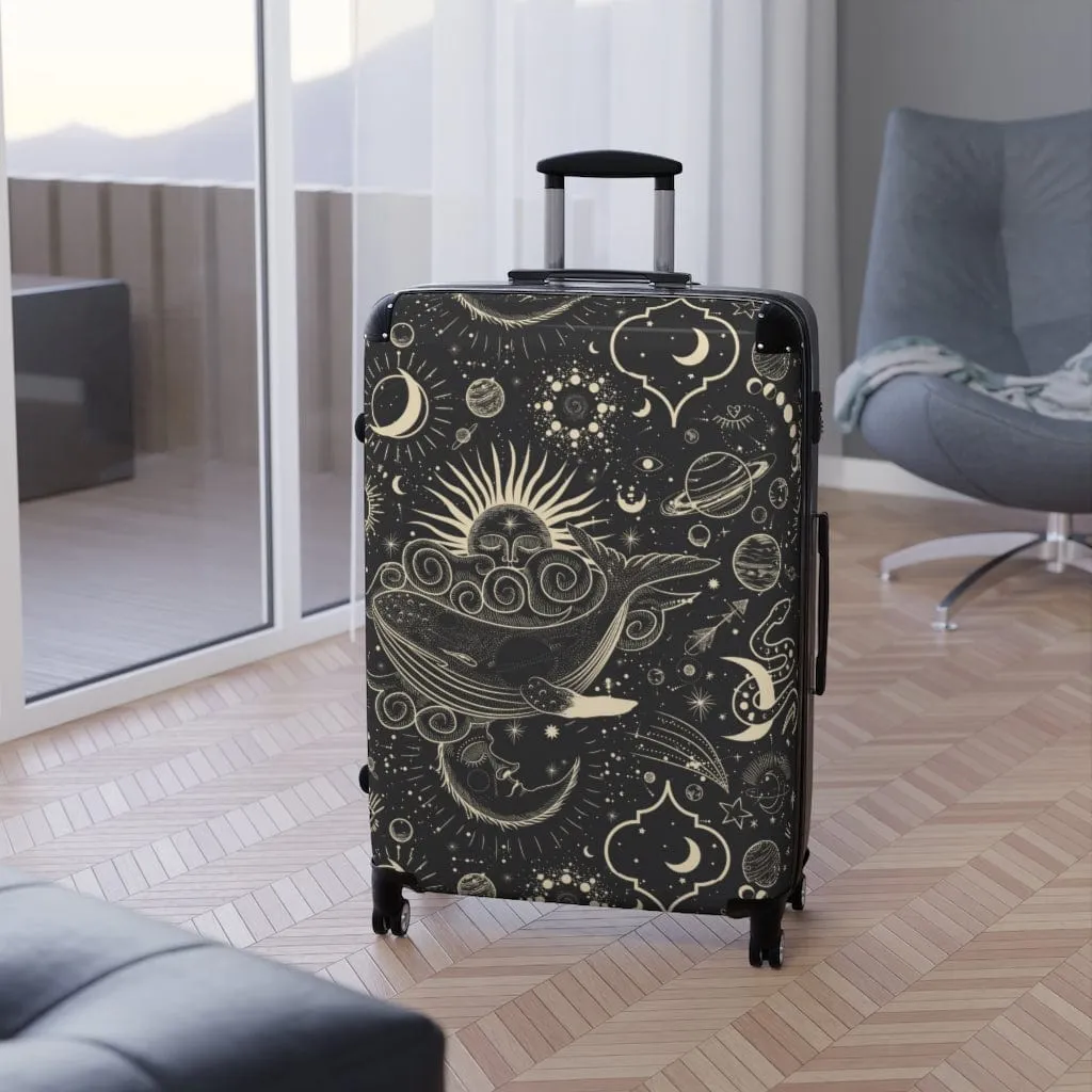 Vintage Moon Phases Luggage Set