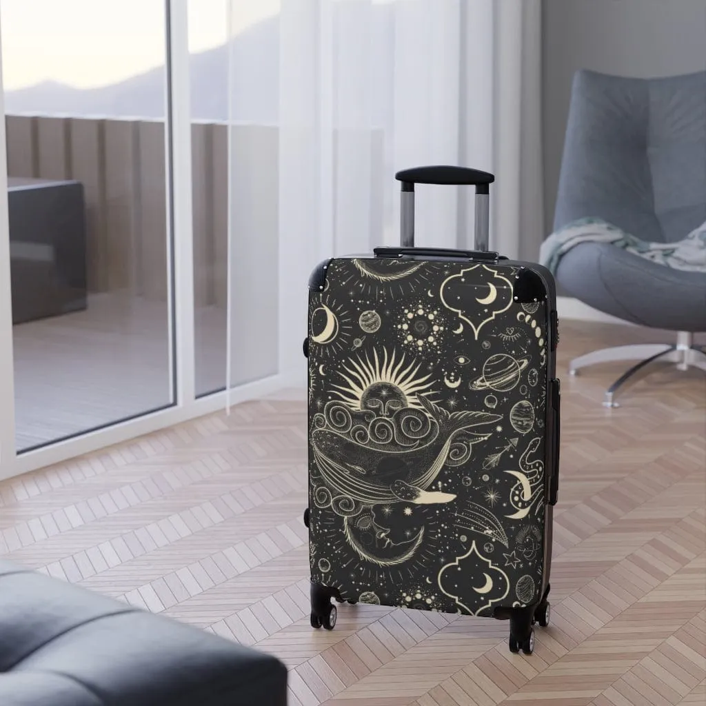 Vintage Moon Phases Luggage Set