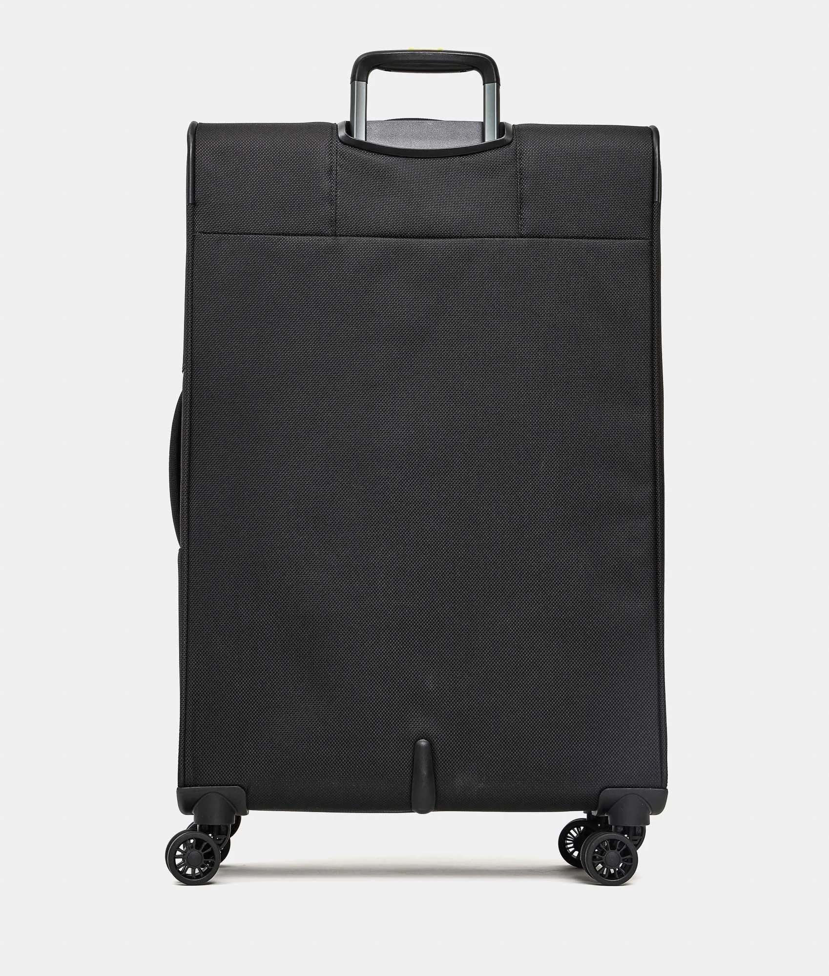 Zephyr Soft Large expandable Black 4 Wheel Trolley