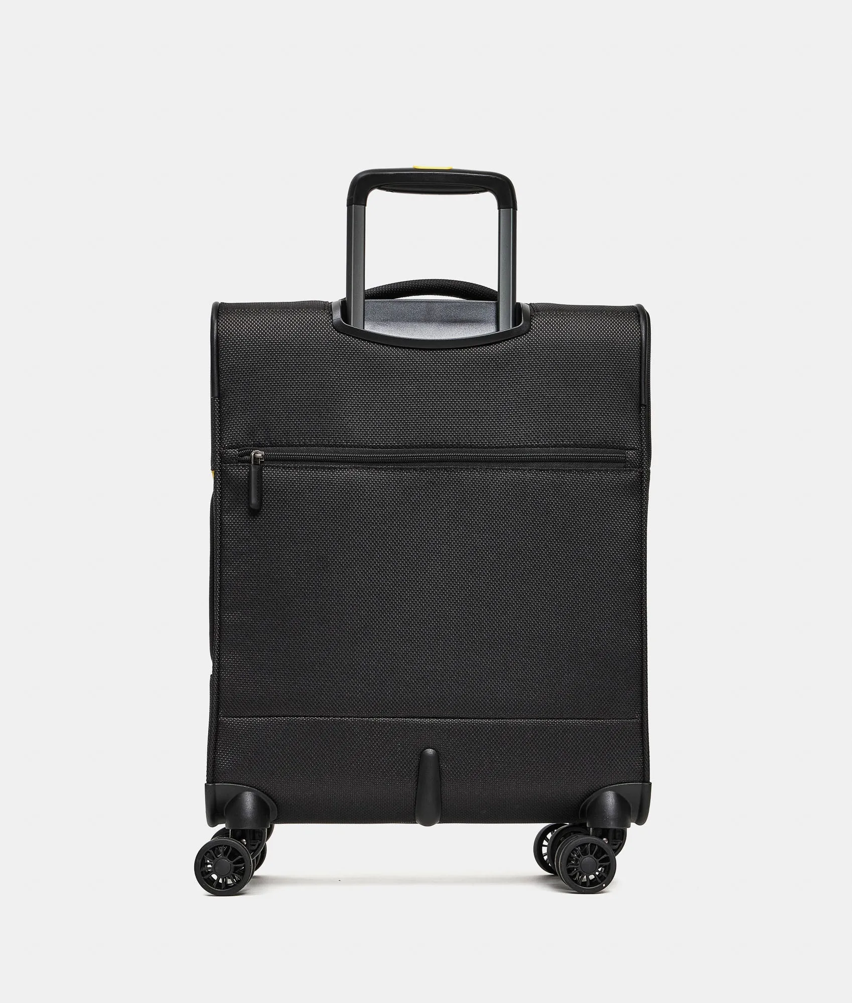 Zephyr Soft Large expandable Black 4 Wheel Trolley