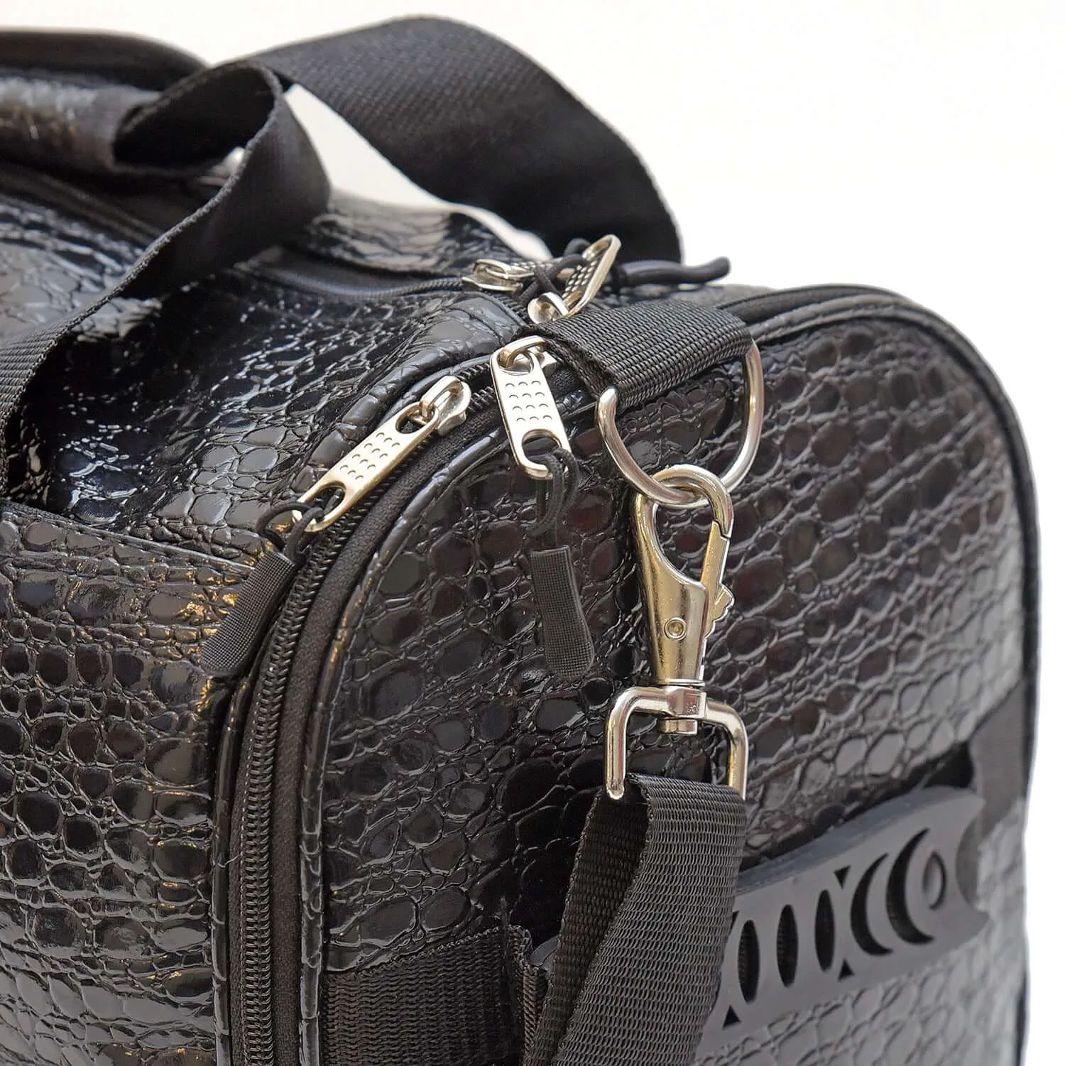 ZORRO DUFFEL CROCODILE  BLACK